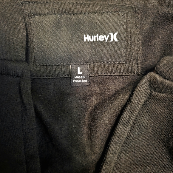 New Hurley Super Soft/lightweight Black Zip-Up Hoodie - Picture 3 of 5